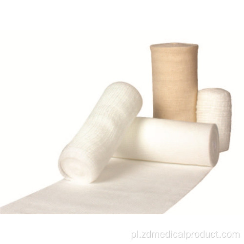 Biały elastyczny bandaż kohezyjny